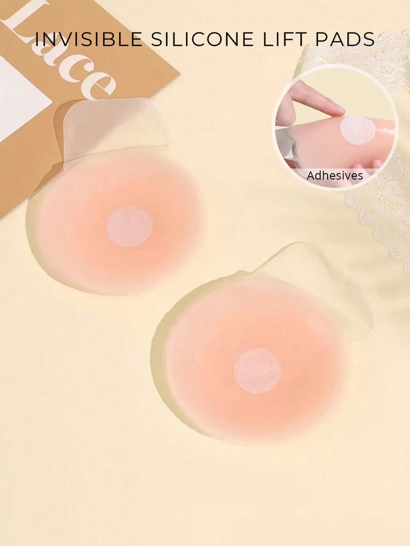 1 Pair Women's Silicone Breast - огляд і ціна Silicone Bra Adhesive