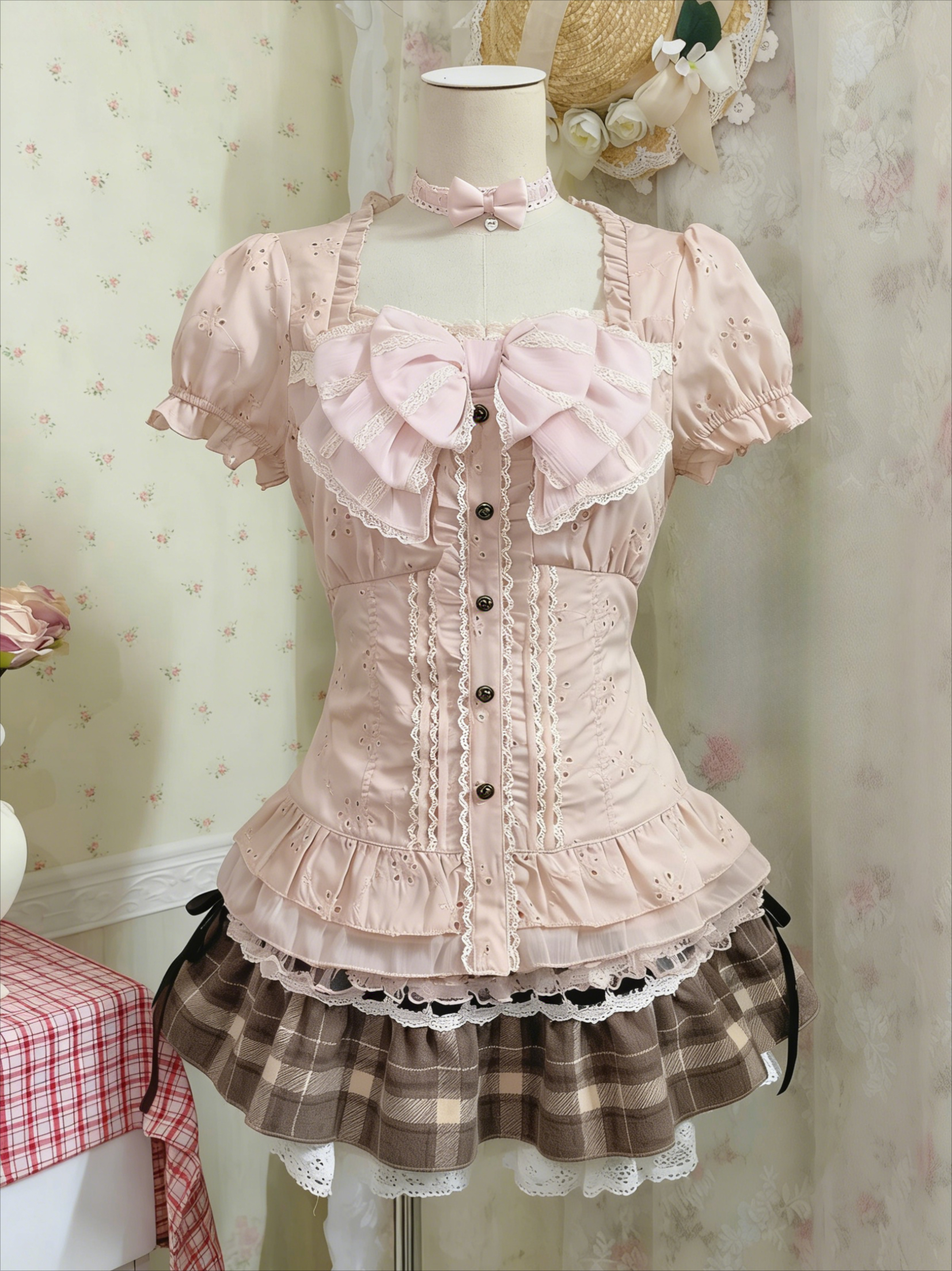 Japanese Sweet Three Piece Set - огляд і ціна Cami Top Lace